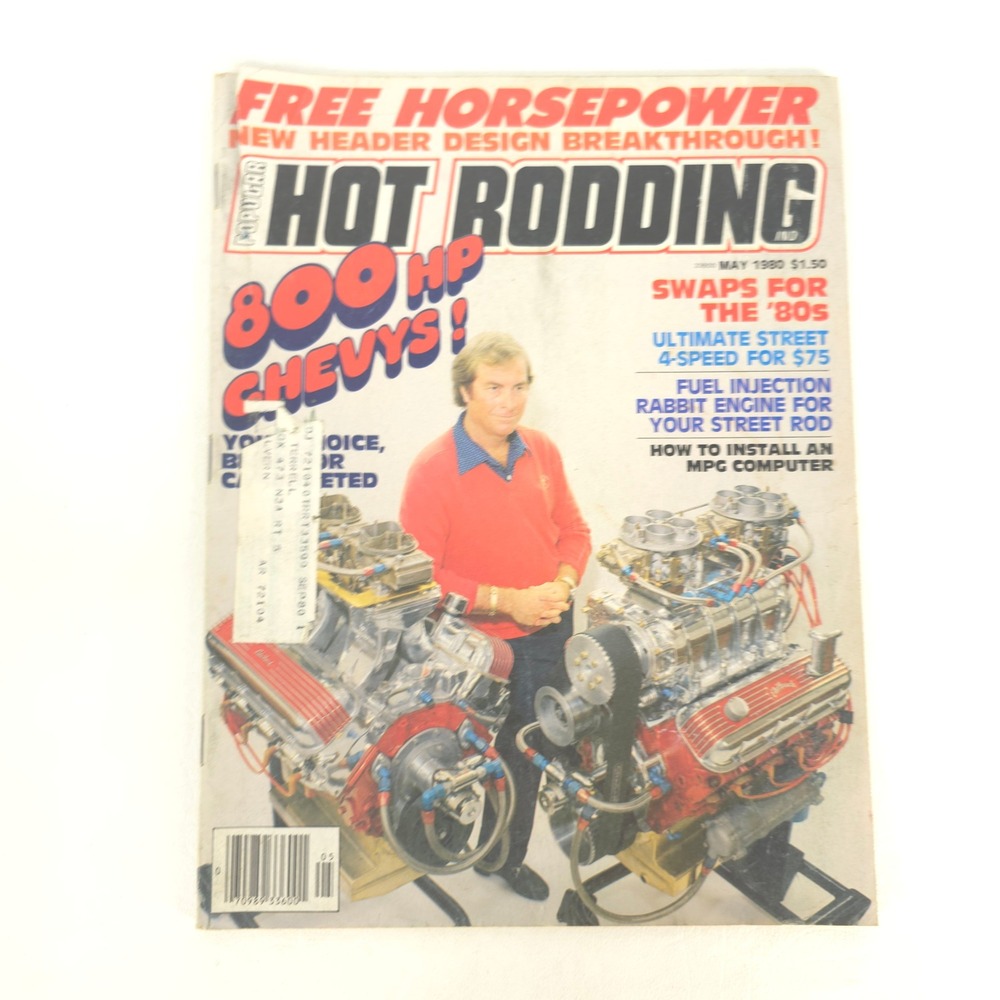 Popular Hot Rodding May 1980 Chevys Street Rod Tech 20th Winternats Magazine Vtg